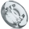 Oxballs Cockring souple Rimz 16 mm Transparent